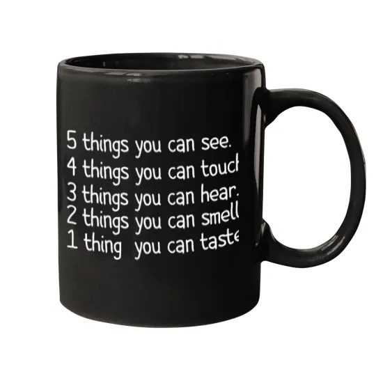 Discover 54321 Grounding Technique Mugs