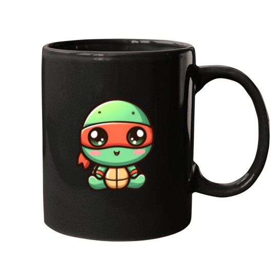 Discover TMNT Ninja Turtles Cute Baby Michelangelo Mugs