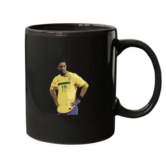 Discover Ronaldinho Brazil Joga Bonito Sticker Mugs
