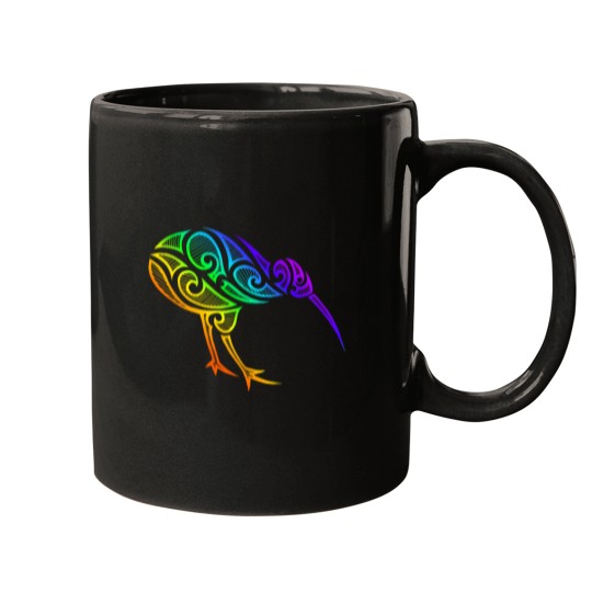 Discover Maori kiwi bird Mugs