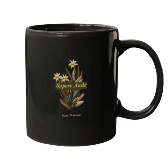 Discover Sapere Aude - Dare To Know Mugs