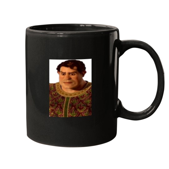 Discover Handsome Human Shrek Graphic Mugs
