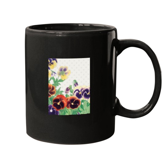 Discover Pansy Flower Graphic Mugs