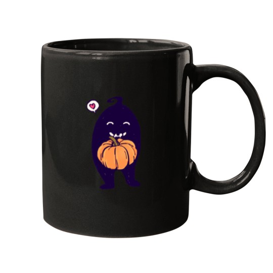 Discover I draw krobus with a pumpkin  stardew valley Mugs