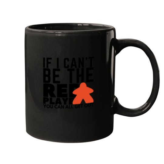 Discover Board Game Red Player Art Mugs
