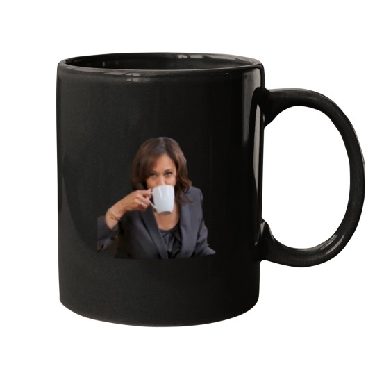 Discover Kamala Harris Sipping Tea Mugs