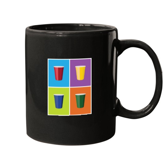 Discover Solo Cup Pop Art Mugs