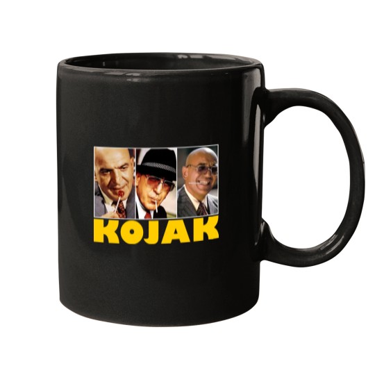 Discover Kojak -  Lollipop - Telly Savalas - 70s Cop Show Mugs