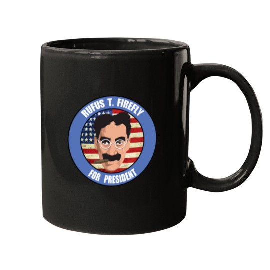 Discover Rufus T. Firefly for president Mugs