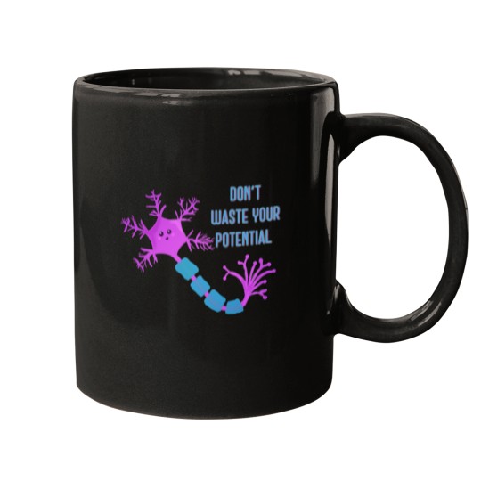 Discover Don_t waste your potential,  neuron motivation Mugs