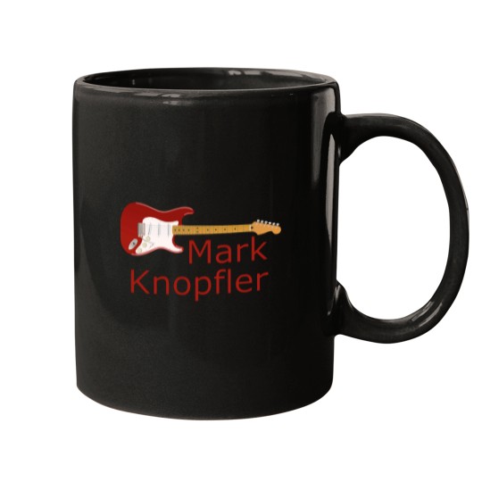 Discover Mark Knopfler Red Stratocaster Guitar Mugs