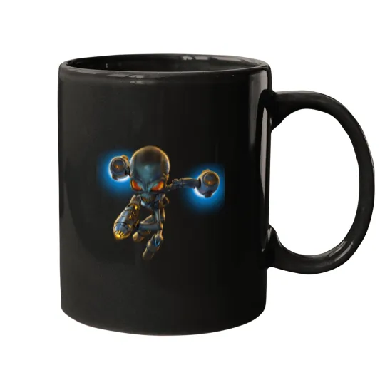 Discover Destroy all humans black Mugs