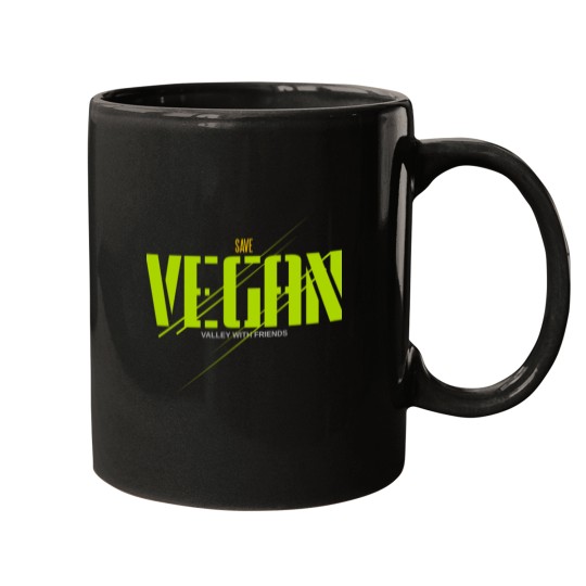 Discover save vegan valley with friends Mugs