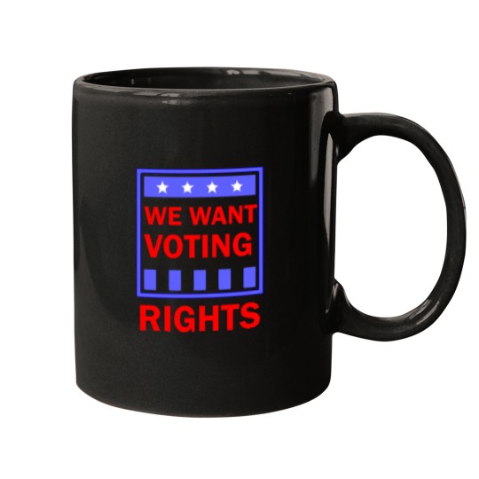 Discover We Want Rights Mugs