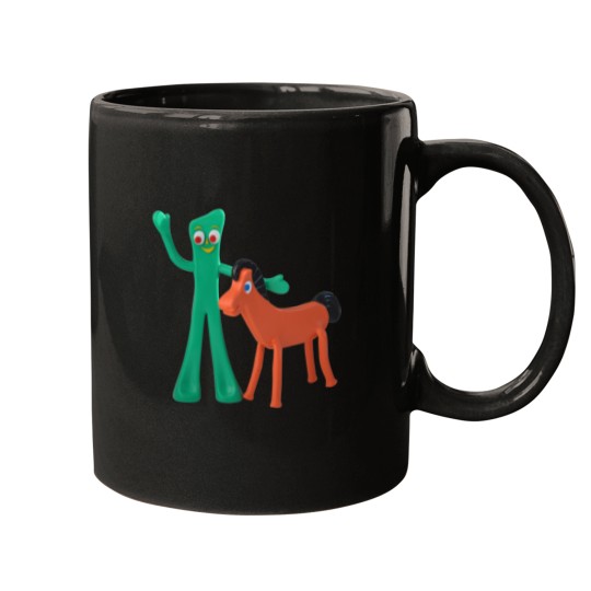Discover Gumby and Pokey cartoon art Mugs