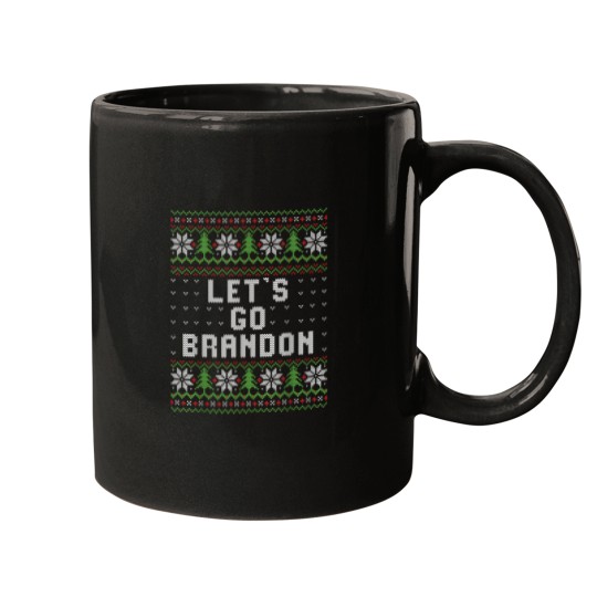 Discover Let 39 S Go Brandon Ugly Christmas Sweater Mugs