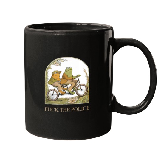 Discover Fck The Police Frog And Toad Riding  Shi Mugs