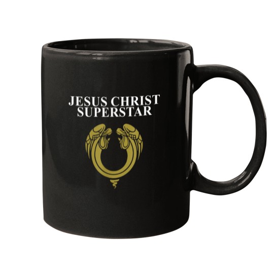 Discover  Jesus Christ Superstar 1970 Classic Logo Black 4949 Mugs