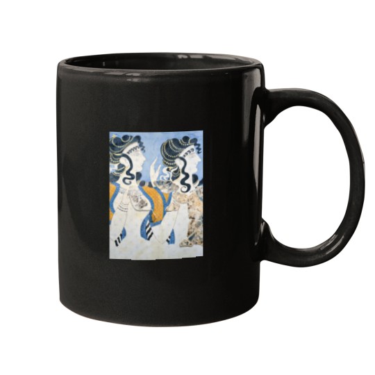 Discover Minoan 'Ladies in Blue' Fresco Mugs