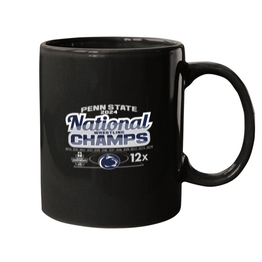 Discover Pénn State Nittany Lions National Champs Wrestling 2024 Mugs