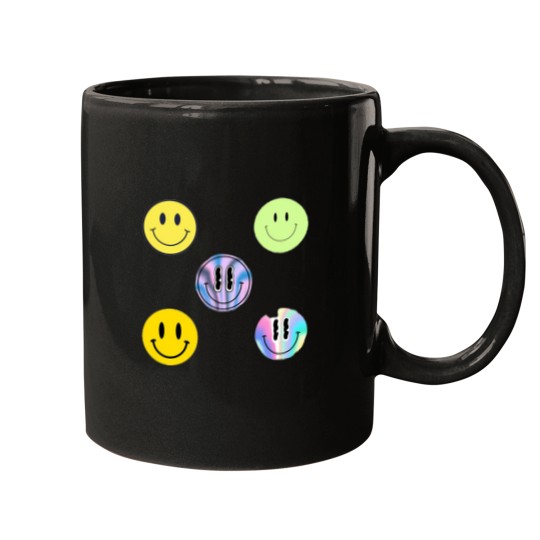 Discover Smiley Faces Pack Mugs