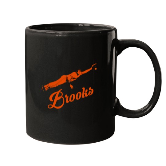 Discover Baltimore Brooks - Orange Stencil Mugs