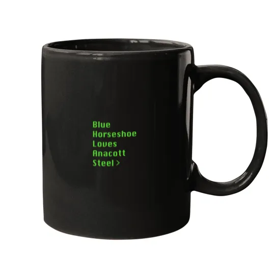 Discover Blue Horseshoe Loves Anacott Steel Mugs