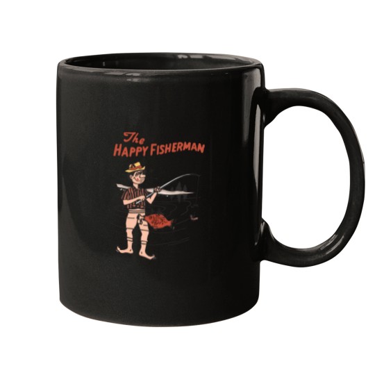 Discover Happy Fisherman Mugs