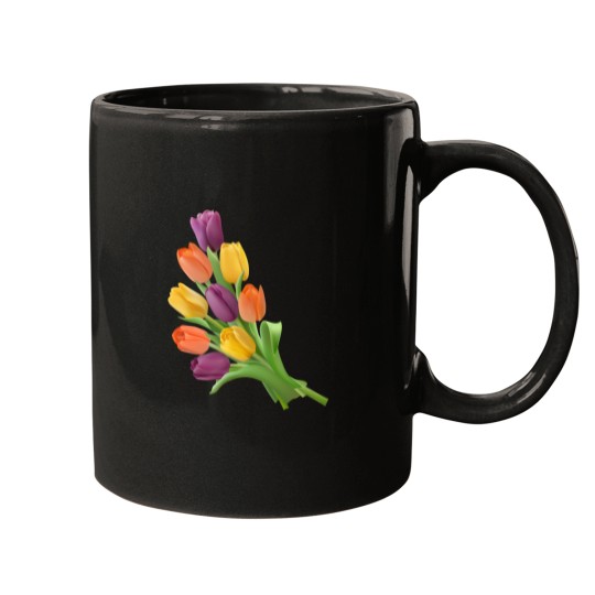 Discover Spring Tulips Mugs