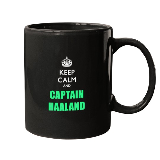Discover Keep calm and Captain Haaland- Fantasy Premier-League(English Premier-League) Mugs