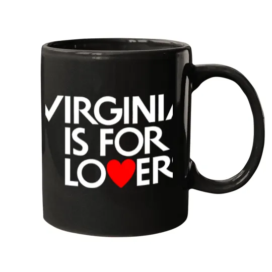 Discover  Virginia Is For Lovers Logo Sign Mugs