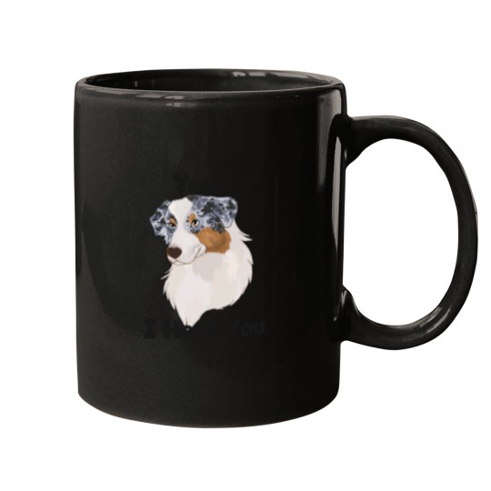 Discover yes I Herd you Blue merle Australian shepherd Mugs