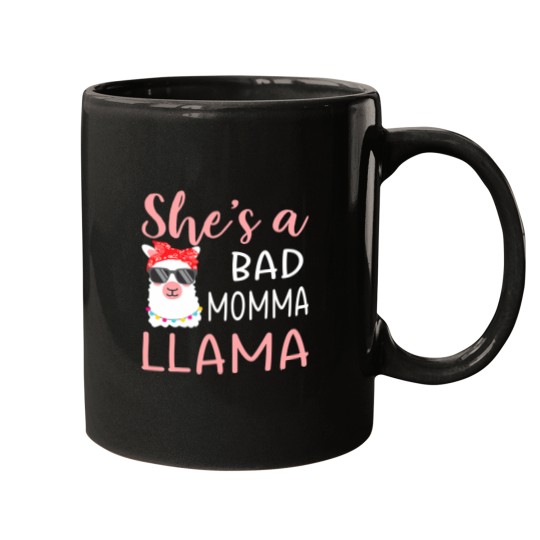 Discover Bad Momma Llama Funny Llama Lover 24 Mugs