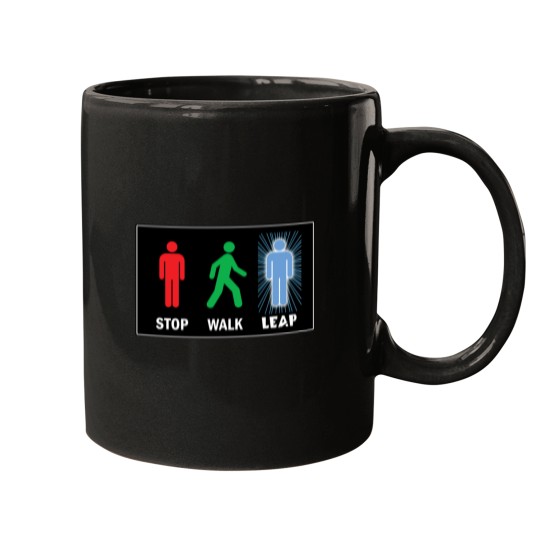 Discover Quantum Leap Pedestrian Sign Mugs