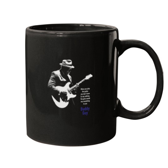 Discover Buddy Guy silhouette Mugs