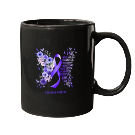 Discover Alzheimers Disease Warrior I Am The Storm Alzheimer Awareness 26 Alzheimers Awareness Mugs