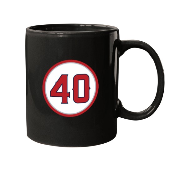 Discover Troy Percival 40 Jersey Number Mugs