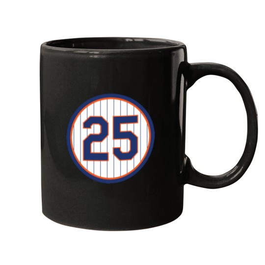 Discover Bobby Bonilla 25 Jersey Number (1) Mugs
