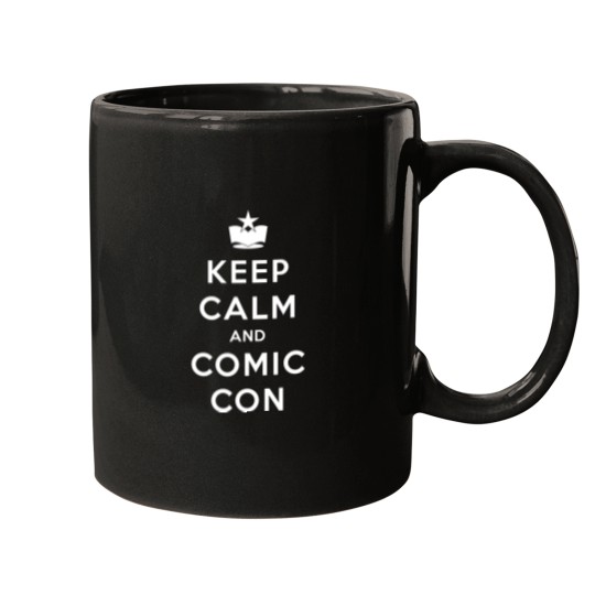 Discover Keep Calm and Comic Con Fitted Mugs
