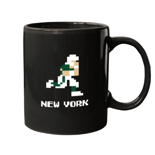 Discover 8 bit New York Football Mugs