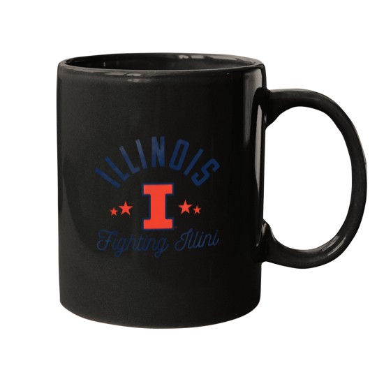 Discover 63 Fighting Illini Logo T-Shirt Mugs