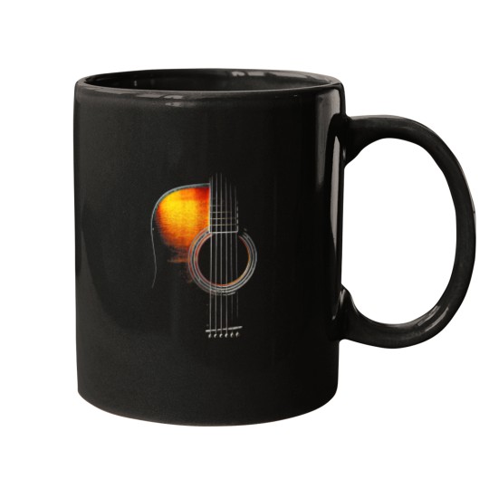 Discover Guitar Art Classical Guitar Mugs