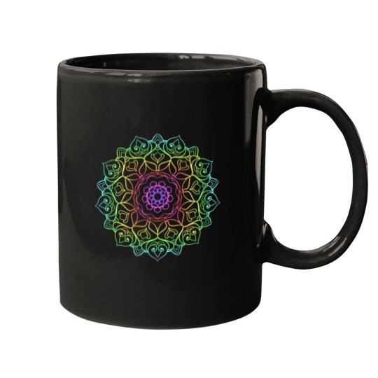 Discover Multicolor Intricate Mandala Design Mugs