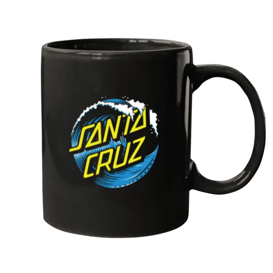 Discover Wave Santaa Oceann Cruz Mugs