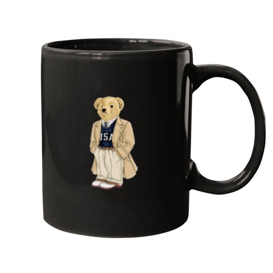 Discover Polo Fashion Bear Mugs