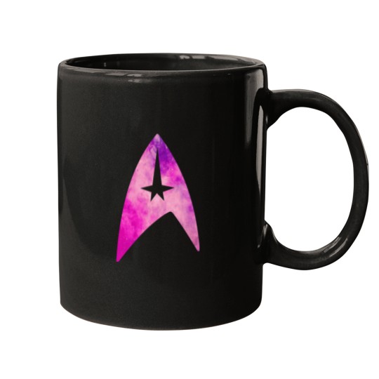 Discover The Original Series Pastel Galaxy Fill Starfleet Insignia Mugs