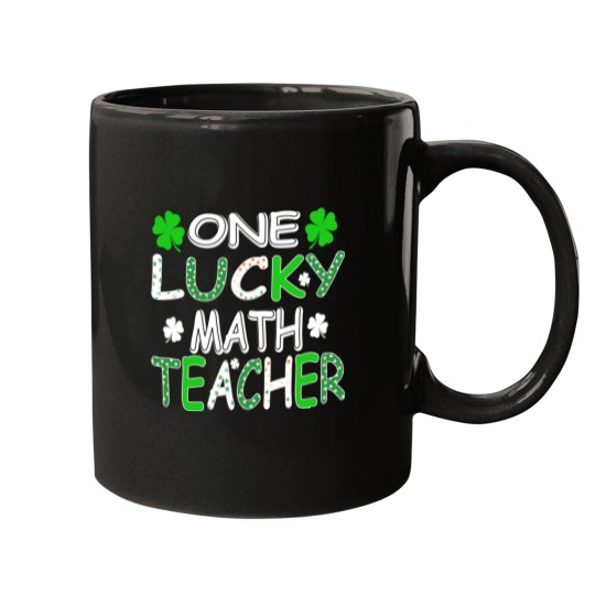 Discover One Lucky Math Teacher Patrick’s Day Premium Mugs