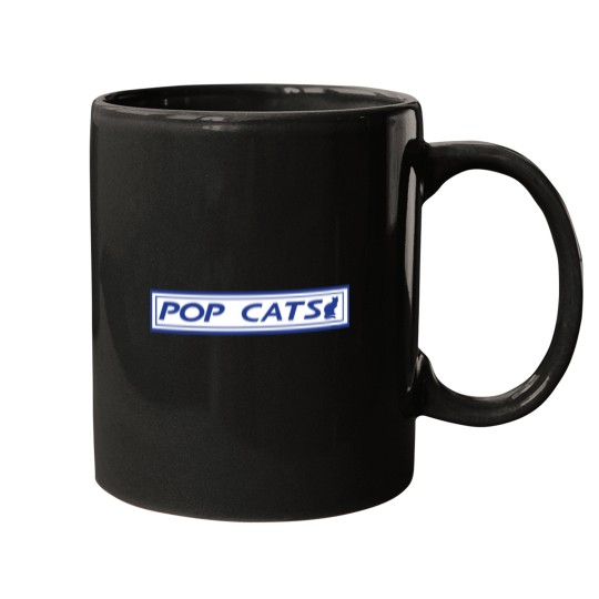 Discover Pop Cats Sticker.png Mugs