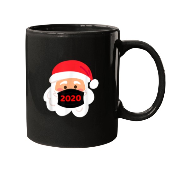 Discover Santa Wearing Mask Quarantine Christmas 2020 Mugs