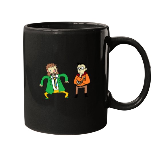 Discover DISCO Elysium TWO COPS mspaintof Kim Kitsuragi and Harry Du Bois (1) Mugs